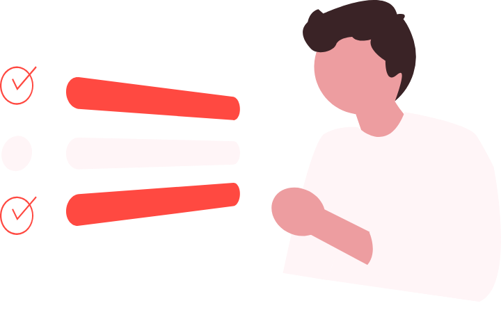 複数のカードのポイント制度を比べるイラスト
